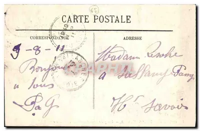 Route de Luz à Gavarnie — Vue prise entre Saint-Sauveur et Gèdre — LL — Verso