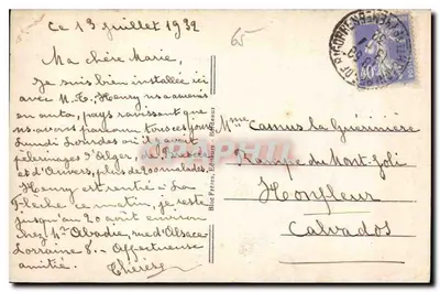 Bagnères-de-Bigorre — Hacia el Bédat y el Casino BR — n°19 — Reverso