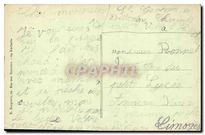 Les Rochers de Vallières — Obrzeża Royan — SAINT-GEORGES-de-VALLIÈRES — n° 6632 — Rewers