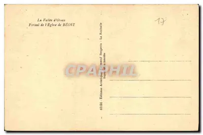 Portal da Igreja de Béost — A Vale de Ossau — Edições Bergesta — Verso