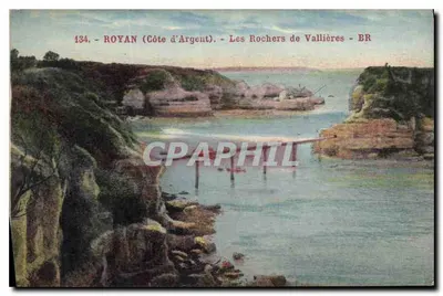 Royan (Côte d'Argent) — Les Rochers de Vallières — BR