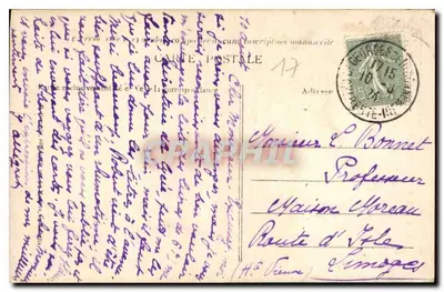 Okręgi Royan — St-GEORGES-de-DIDONNE — Studium wśród Cypresów przy Morzu w Lasie Suzac — n° 1482 — Rewers