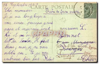 Meschers-les-Bains — Królewski Plik na plaży Vergnes — F. Éraun, wyd. Royan — Rewers