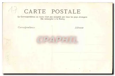 Mirambeau — O Castelo (Interior da Capela) — Terriéro e filhos, editores, Mirambeau, Charente-Inférieure — Verso