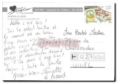 Le Château d'If — vue aérienne — Sté PEC - Septèmes les Vallons — Verso