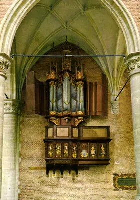 Grote Kerk, Alkmaar — Kleine Orgel : 1511 — Leer's Fotobruikind BV Amsterdam