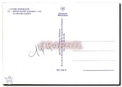 Młyn Landry — Houlgate (Calvados) — ARTA Bracia, XR 158/2 — Rewers