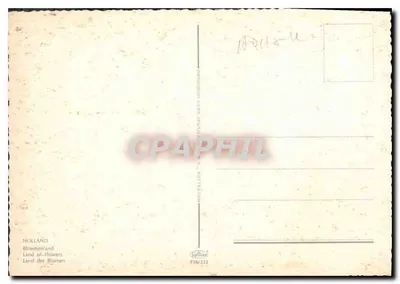 Jardim de tulipas — Holanda — editor Keffata, n° 916-333 — Verso