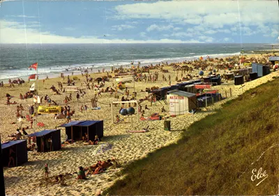 Mimizan-Plage — Vista Geral da Praia Sul — Élécé