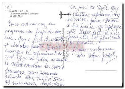 De promenade van de Corniche — Het kleine Nice — Uitgaven Hachette — Achterkant