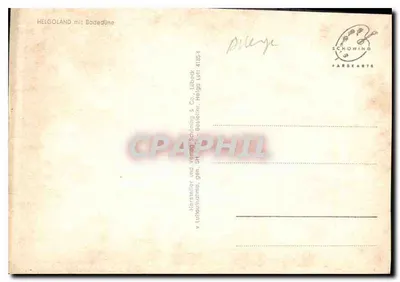 Helgoland z duna do kąpieli — wydawca Schöning & Co., Libbeck — Rewers