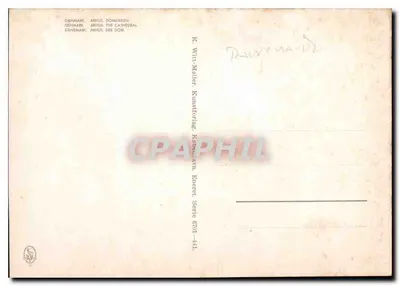 Århus Domkirken — Dania — wydawca K. Wili-Møller, seria 670L-44L — Rewers