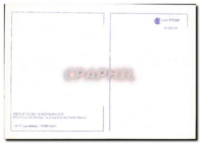 Capela de Saint-Denis — Environs de Auffay — Editora IRIS — Verso