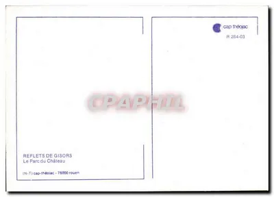 Zamek w Gisors — Widok z parku — Wydawca IRIS — Rewers