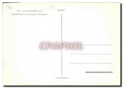 Luc-sur-Mer — Wielki Hotel i Rezydencja Guynemer — Édicap — Rewers