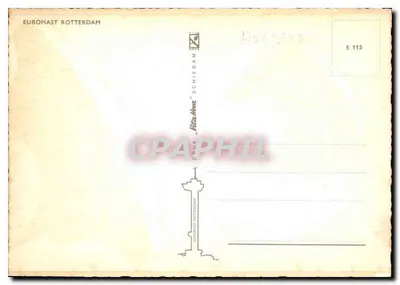 Euromast Rotterdam — torre panorâmica — n° E 115 — Verso