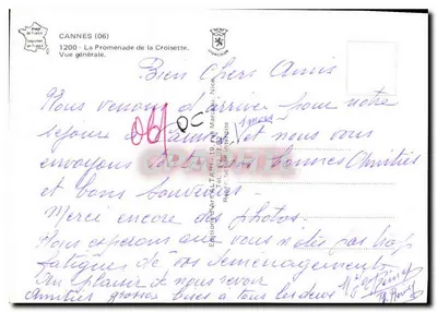 Cannes — Allgemeiner Blick — Arvalta Editions — Rückseite