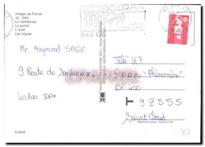 DAX — Cattedrale — Portale, interno, organi, facciata — Edizioni CELY — Verso