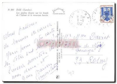Ogród kwitnący nad brzegami Adour i nowy basen — Dax (Landes) — Élécéco — Rewers