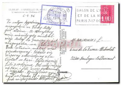 Castello di If — Escursione — Edizioni 'La Cigogne' — Verso