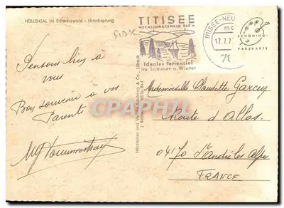 Hollental w Schwarzwaldzie — Hirschsprung — Schöning & Co. (n°2) — Rewers