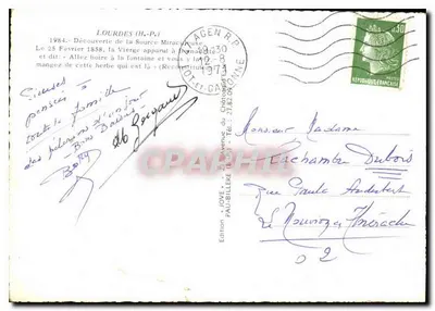 Lourdes — Aparecida da Virgem na Fonte — Edição Jove — Verso