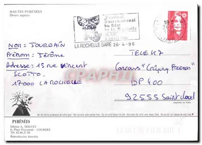 Pirineus — Diversos aspectos — Edition A. Doucet, Lourdes — Verso