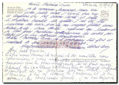 Wiedeń — Znane miejsca — wydawca Gruss aus Wien — Rewers