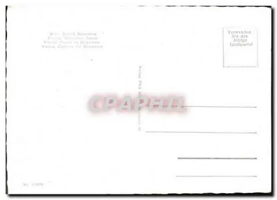 Castelo Belvedere — Viena — editor Verling, n° 49586 — Verso