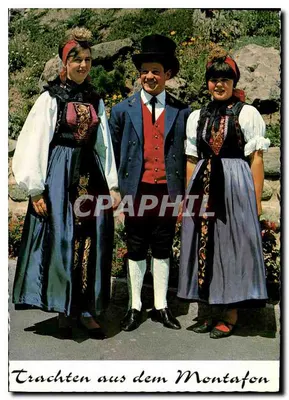 Trachtchen uit het Montafon — Trachten uit het Montafon — Foto en uitgever F. 1076