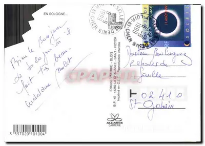 La Sologne — paisagens e florestas — Éditions Valoire — Verso