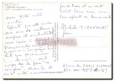 Cabourg — vista panoramica — Emy — Verso