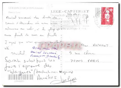 Bassins d'Arcachon — widok panoramiczny — Éditions Océan — Rewers