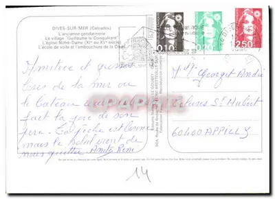 Dives-sur-Mer — widok panoramiczny — wydawca Emy, nr 50A — Rewers