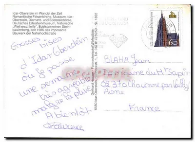 Idar-Oberstein — Uma Cidade em Mudança — Gerhard Hosser, Idar-Oberstein — Verso