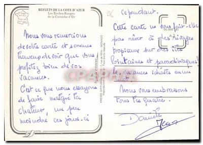 Les Roches Rouges de la Corniche d'Or — REFLETS DE LA CÔTE D'AZUR — PRESSE DIFFUSION — Rewers