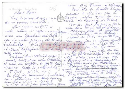 A Costa do Azul — Escada florida em Saint-Raphaël — editor La Côte d'Azur, n° 06 — Verso