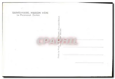 Sainte-Marie, Maison Mère — Le Pensionnat, Dortoir (Charenton, Gers) — Reverso