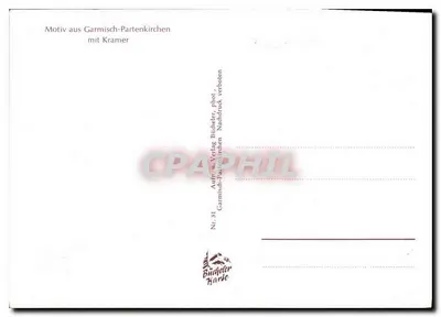 Wiejski dom z malowidłami — Garmisch-Partenkirchen — Fotografia A. Jochera — Rewers