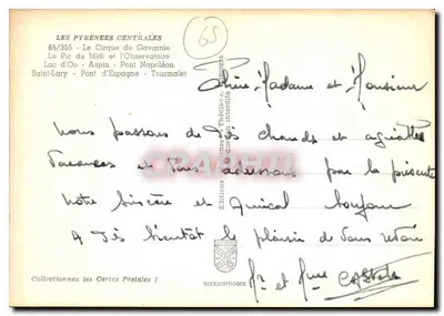 Pirineus Centrais — Éditions Théodic - Théodic Interlacie — Verso