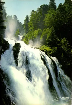 La Cascade de Lutour — Hautes-Pyrénées — J.M. Masson