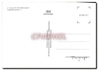 Dzieci w tradycyjnych strojach — plac z fontanną i kościołem — IRIS MEXICHROME — Rewers