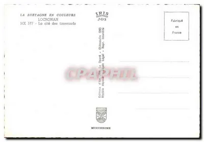 Locronan — De stad van de wevers — Uitgave Iris Jos — Achterkant