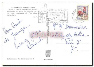 Pétrat — Most i dom nad rzeką — Wydawnictwo Méxichrome, n° 19/161 — Rewers