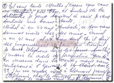 Praia animada na Côte d'Azur — Editor: La Ciotat — N° 312 — Verso