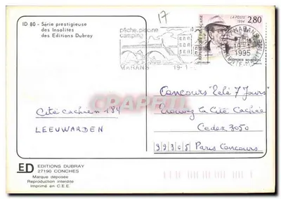 Ukryta Krajowa — Marans — Wydawnictwo Dubray, seria Insolite nr 80 — Rewers