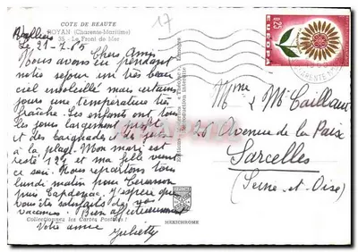 Plaża Royan — widok z parku i budynku okrągłego — Wydawnictwo Mexichrome — Rewers