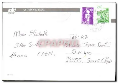 Florestas de outono — Editor Rotalfoto — n°713 — Verso