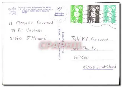 Ski narciarski — Góry zimowe — AS de Coeur — Rewers