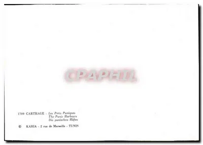 I Porti Punici — Cartolina Aerea — Verso